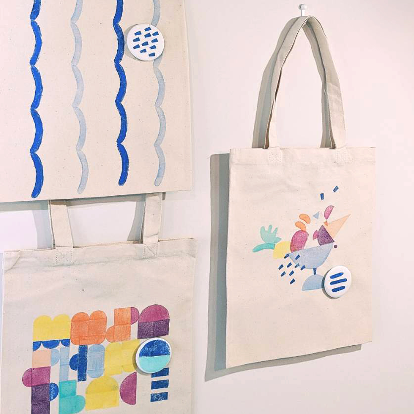 TOTE BAG DESIGN – トートバッグ&缶バッジデザインワークショップ @ SATORISA KIDS WORKSHOP